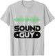 Sound Guy Audio Engineer For Audiophile And Sound engineers T-Shirt - T-Shirt | Ash