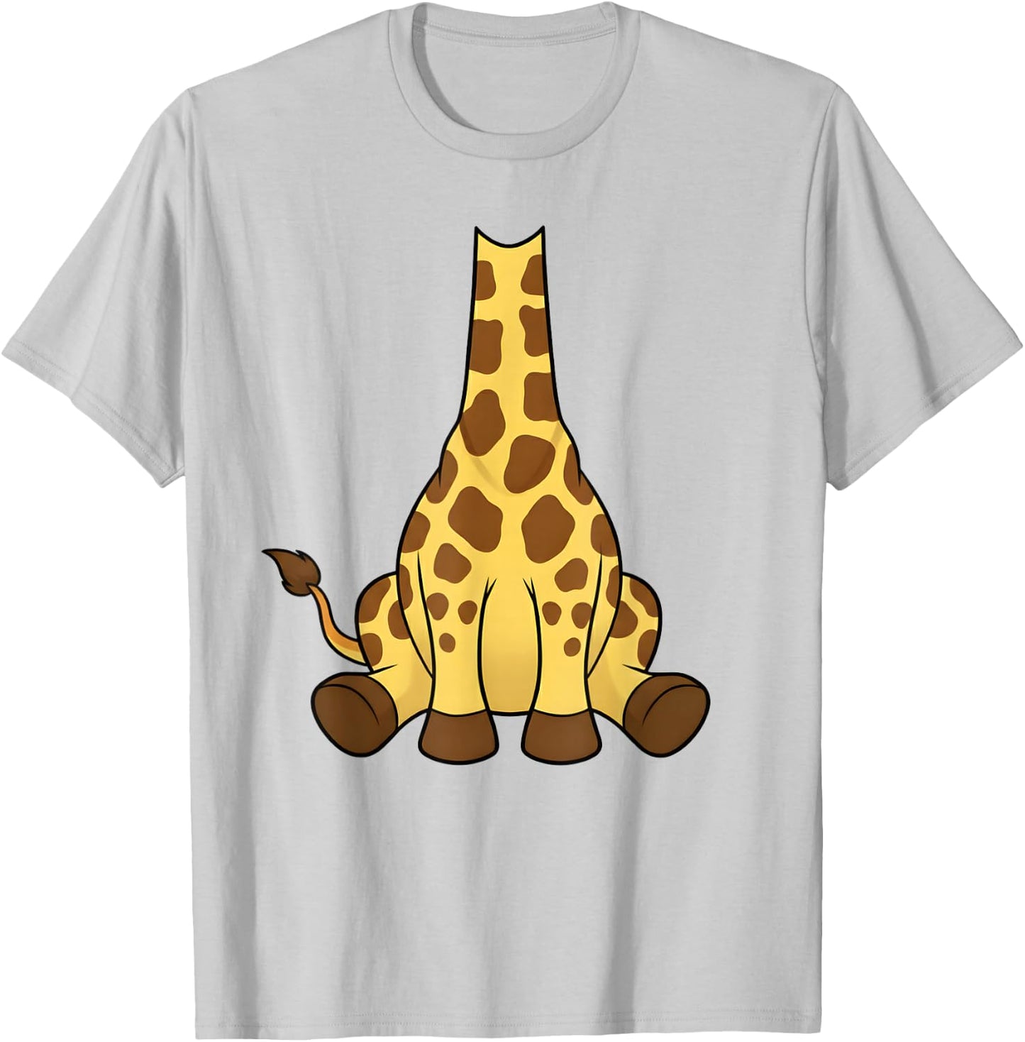 Giraffe Costume Adult Men Women Kids Boys Girls Halloween T-Shirt - T-Shirt | Ash