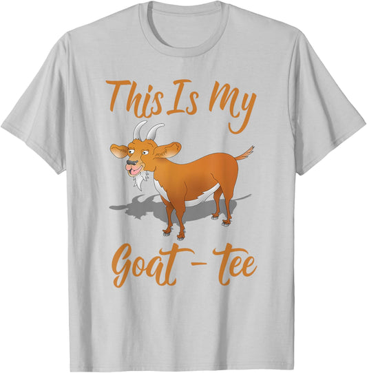 Goat Goatee Beard Funny T-Shirt - T-Shirt | Ash