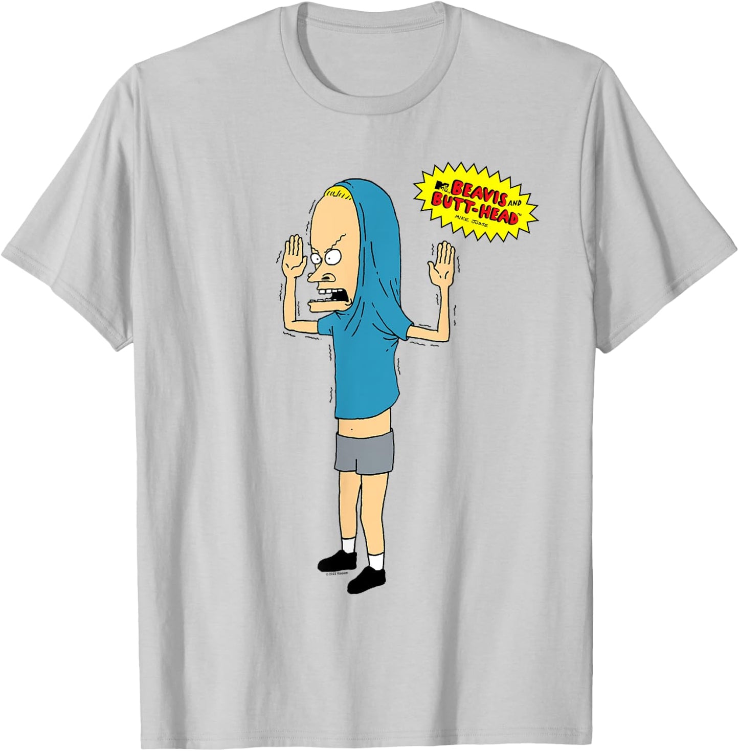 Beavis and Butt-Head The Great Cornholio , gray, s T-Shirt - T-Shirt | Ash