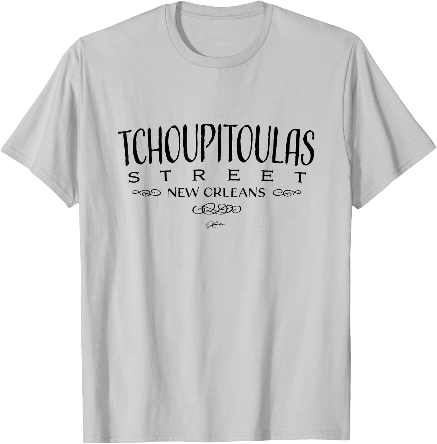 JCombs: Tchoupitoulas Street, New Orleans, Louisiana T-Shirt - T-Shirt | Ash