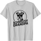 Schnauzer Dog Grandpa Grand Paw Dog Owner Gifts Men Father T-Shirt - T-Shirt | Ash