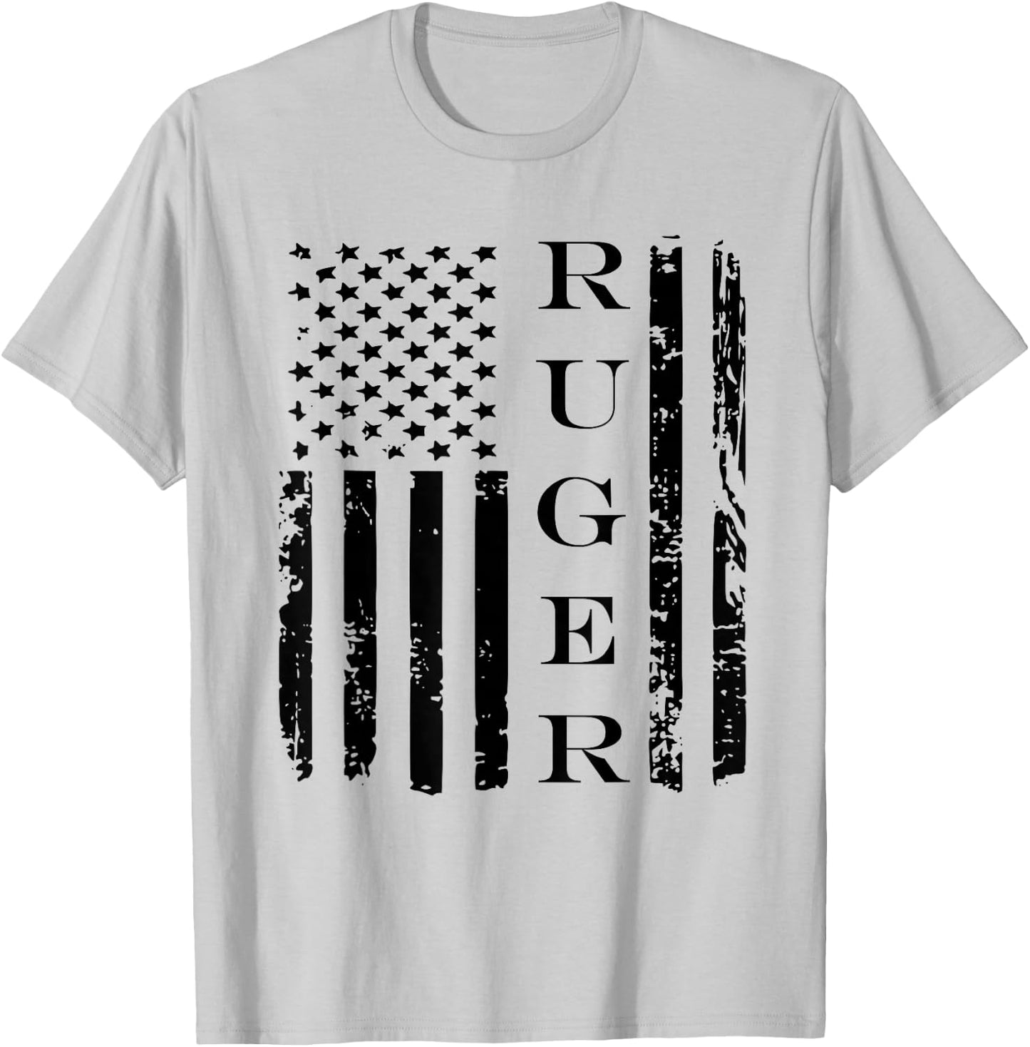 Ruger Family US USA American Flag T-Shirt - T-Shirt | Ash
