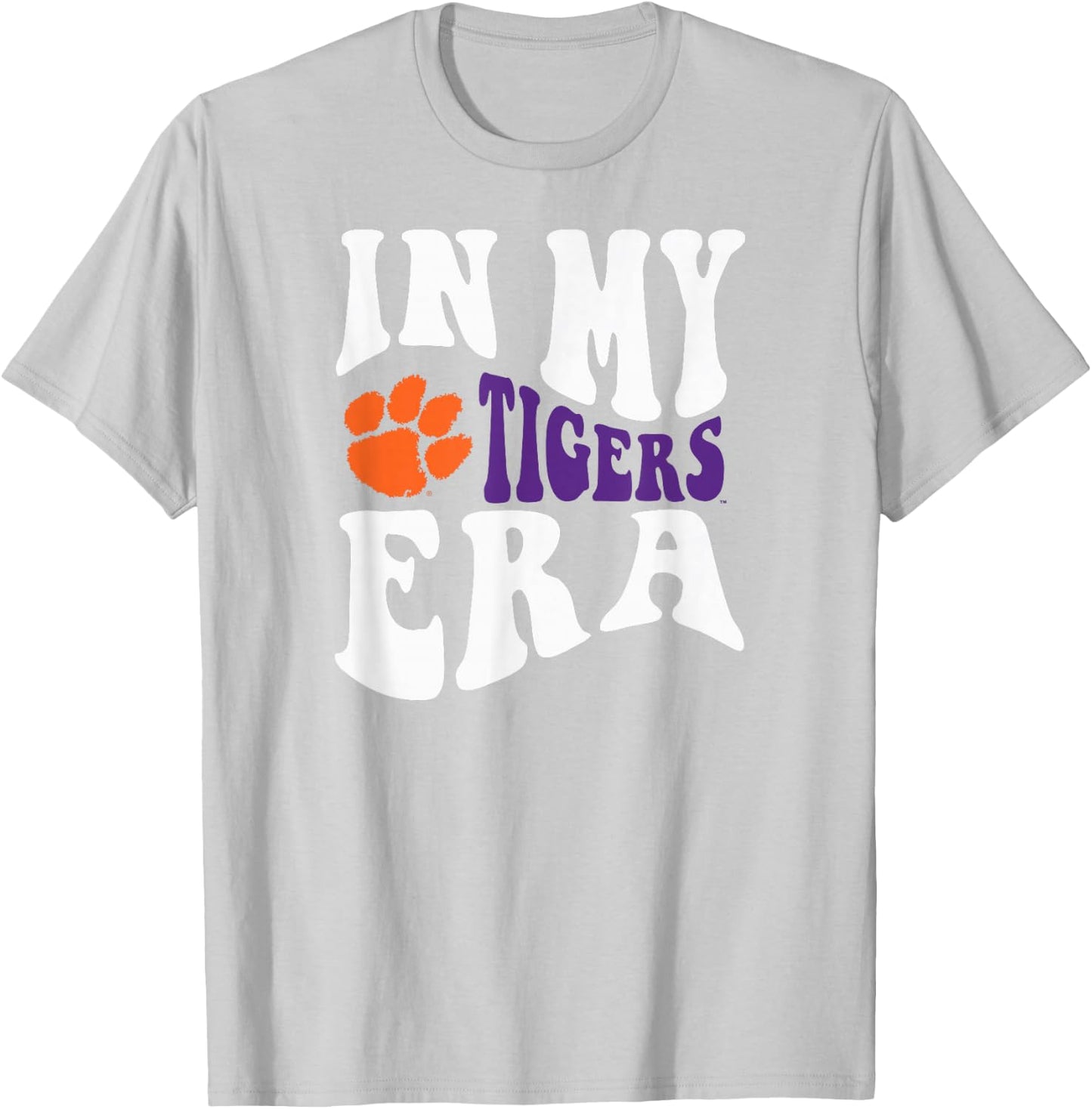 Clemson Tigers Era Gray Officially Licensed T-Shirt - T-Shirt | Ash