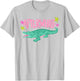 After While Crocodile Later Gator Funny Last Day of School T-Shirt - T-Shirt | Ash