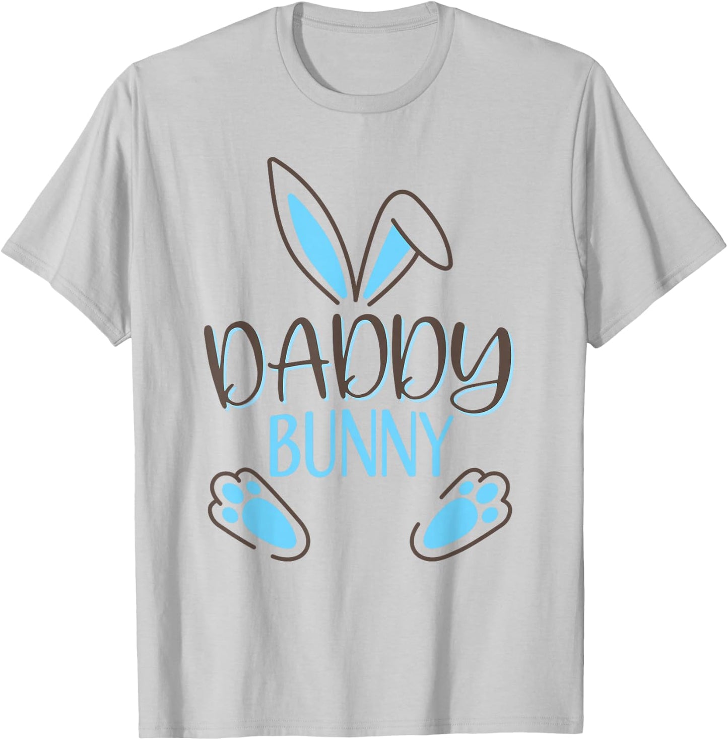 Daddy Bunny Easter Costume Dad Father T-Shirt - T-Shirt | Ash
