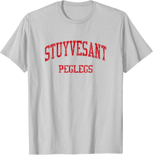 Stuyvesant High School HS New York NY Vintage Sports T-Shirt - T-Shirt | Ash