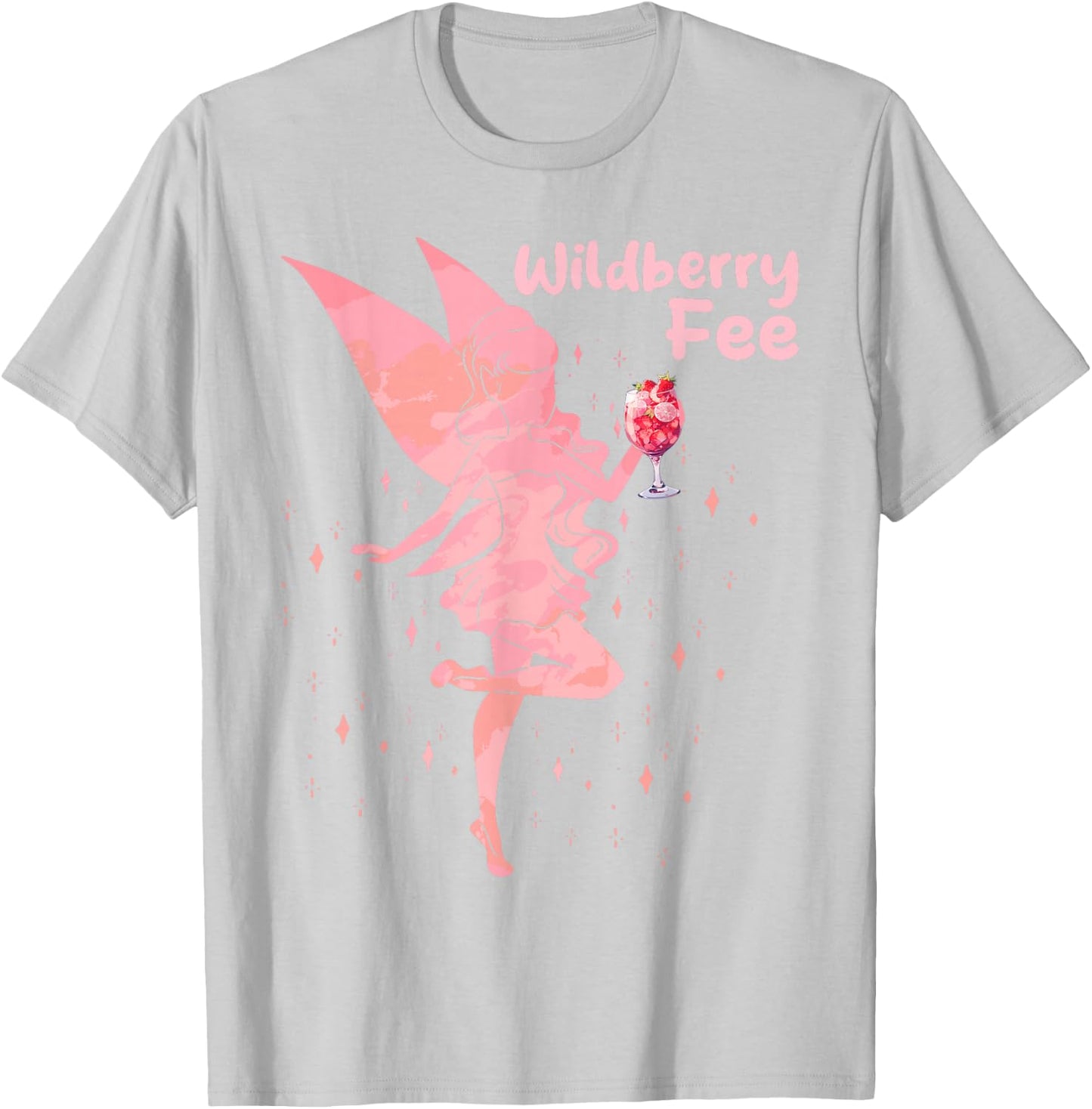 Wildberry Fairy Saufen Lillet , White T-Shirt - T-Shirt | Ash