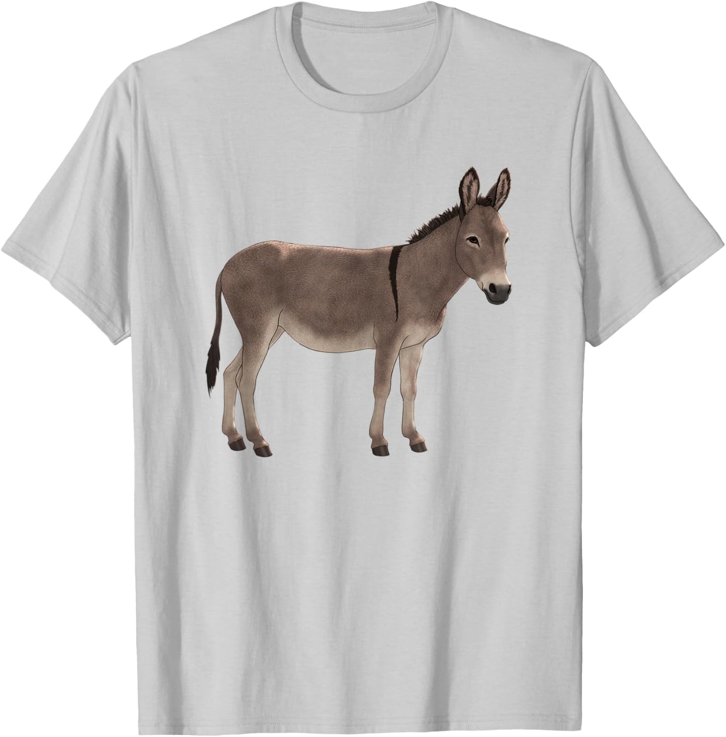 Cute Gray Donkey Wild Burro Animal Nature Lovers Gift T-Shirt - T-Shirt | Ash