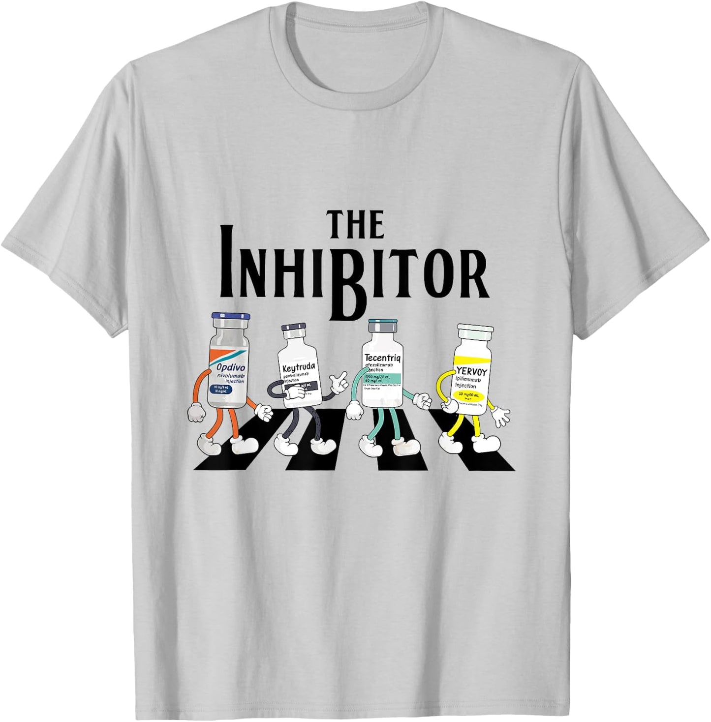 Oncology Nurse Shirt The Inhibitor Immunotherapy T-Shirt - T-Shirt | Ash
