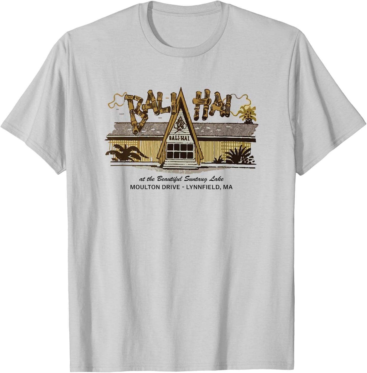 Bali Hai Retro Tiki Lounge Hipster Vintage Men's Graphic T-Shirt - T-Shirt | Ash
