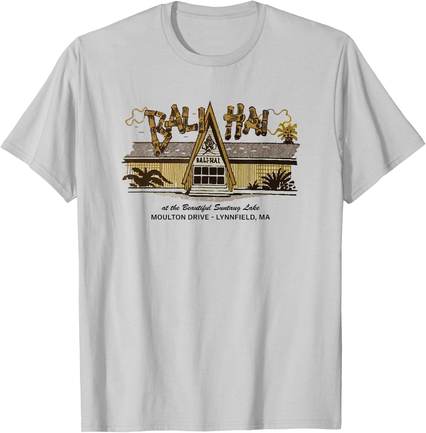 Bali Hai Retro Tiki Lounge Hipster Vintage Men's Graphic T-Shirt - T-Shirt | Ash