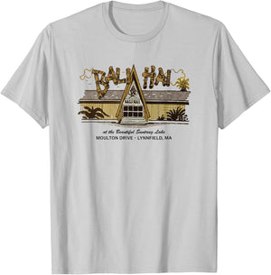 Bali Hai Retro Tiki Lounge Hipster Vintage Men's Graphic T-Shirt - T-Shirt | Ash