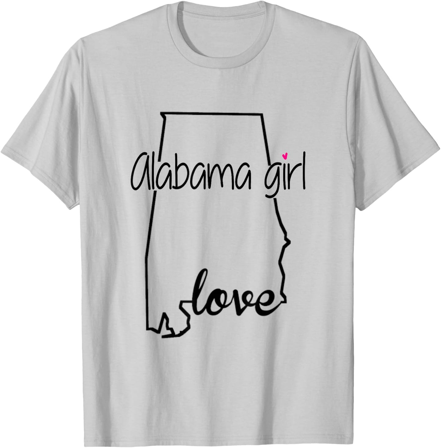 PREMIUM ALABAMA Girl Home State Yellowhammer State T-Shirt - T-Shirt | Ash