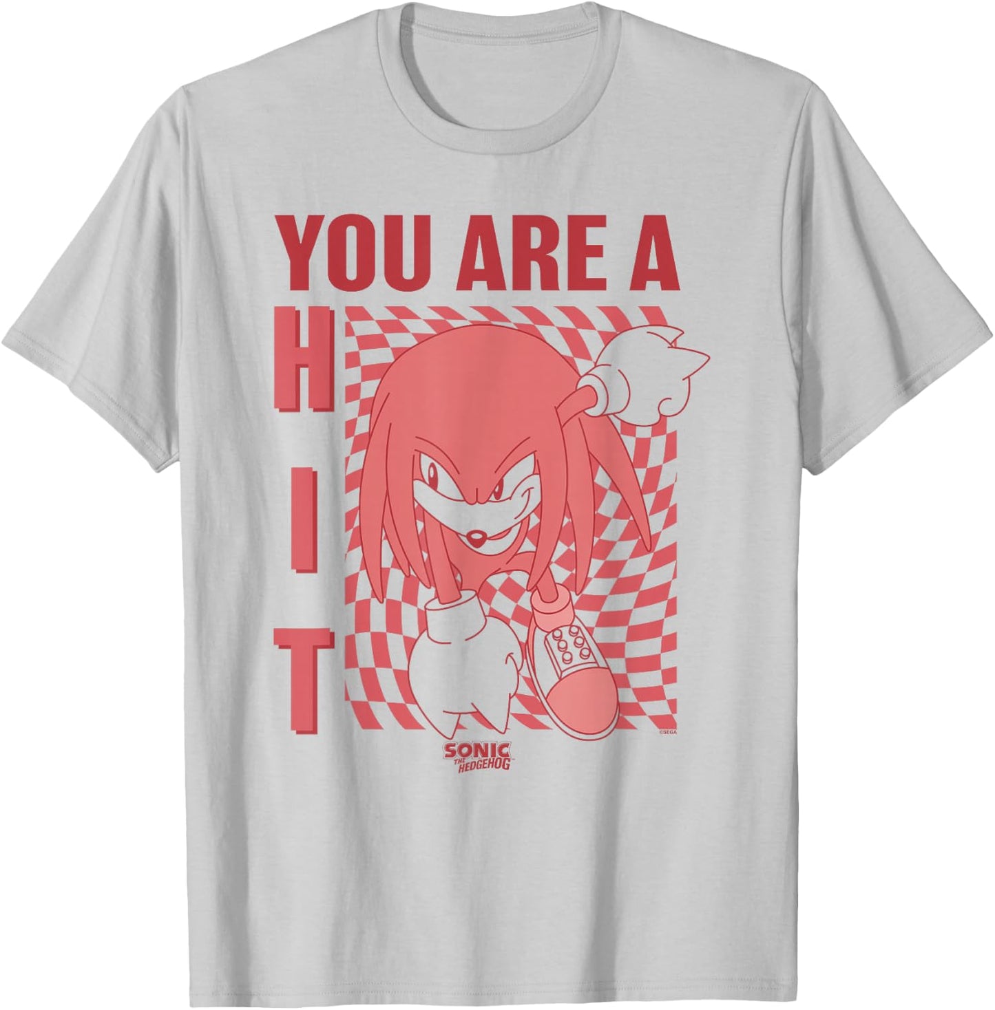 Sonic The Hedgehog Father's Day Knuckles You Are A Hit T-Shirt - T-Shirt | Ash