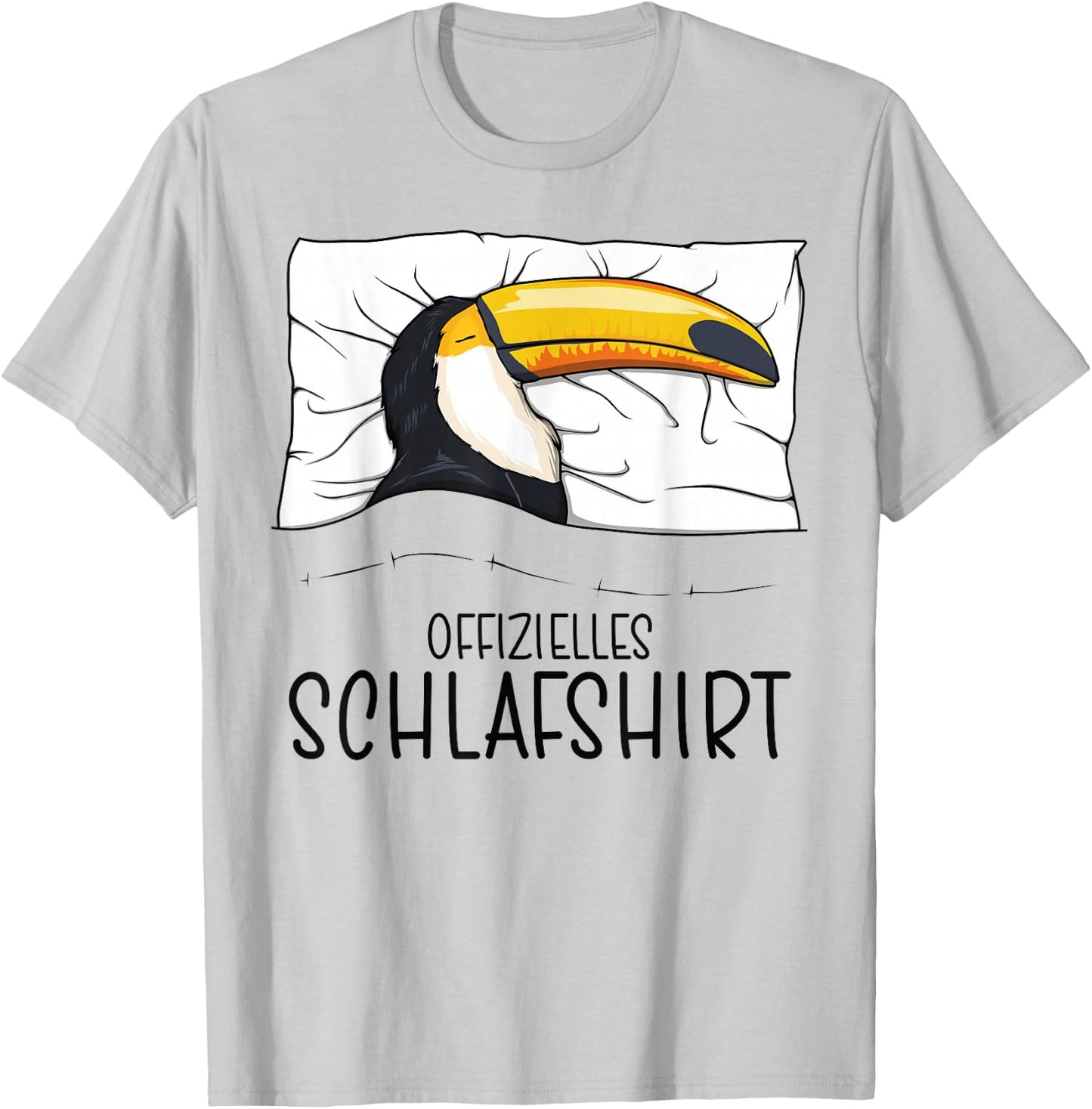 Offizielles Schlafshirt Tukan, Schlafanzug Tukan T-Shirt - T-Shirt | Ash