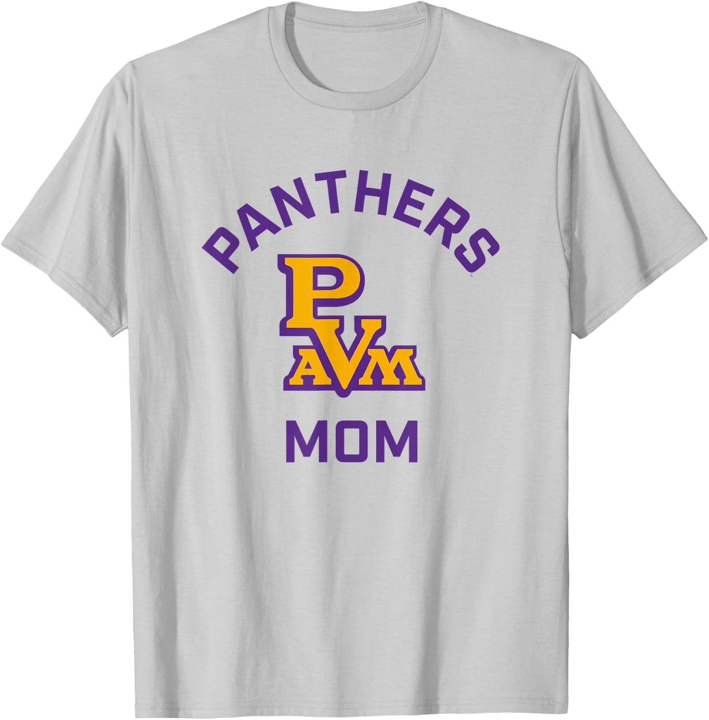 Prairie View A&M University Panthers Arched Mom T-Shirt - T-Shirt | Ash