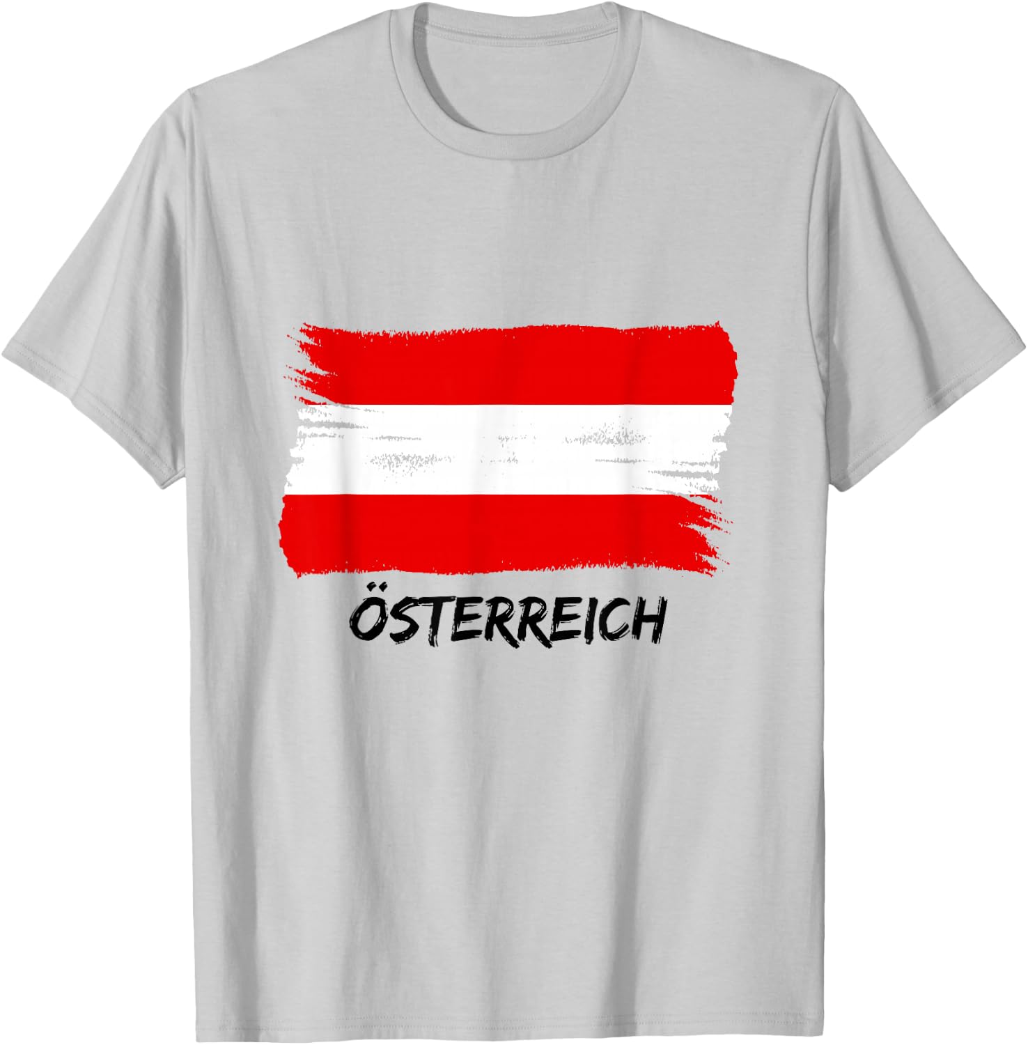 Österreichische Flagge Österreich Team Fan Trikot T-Shirt - T-Shirt | Ash