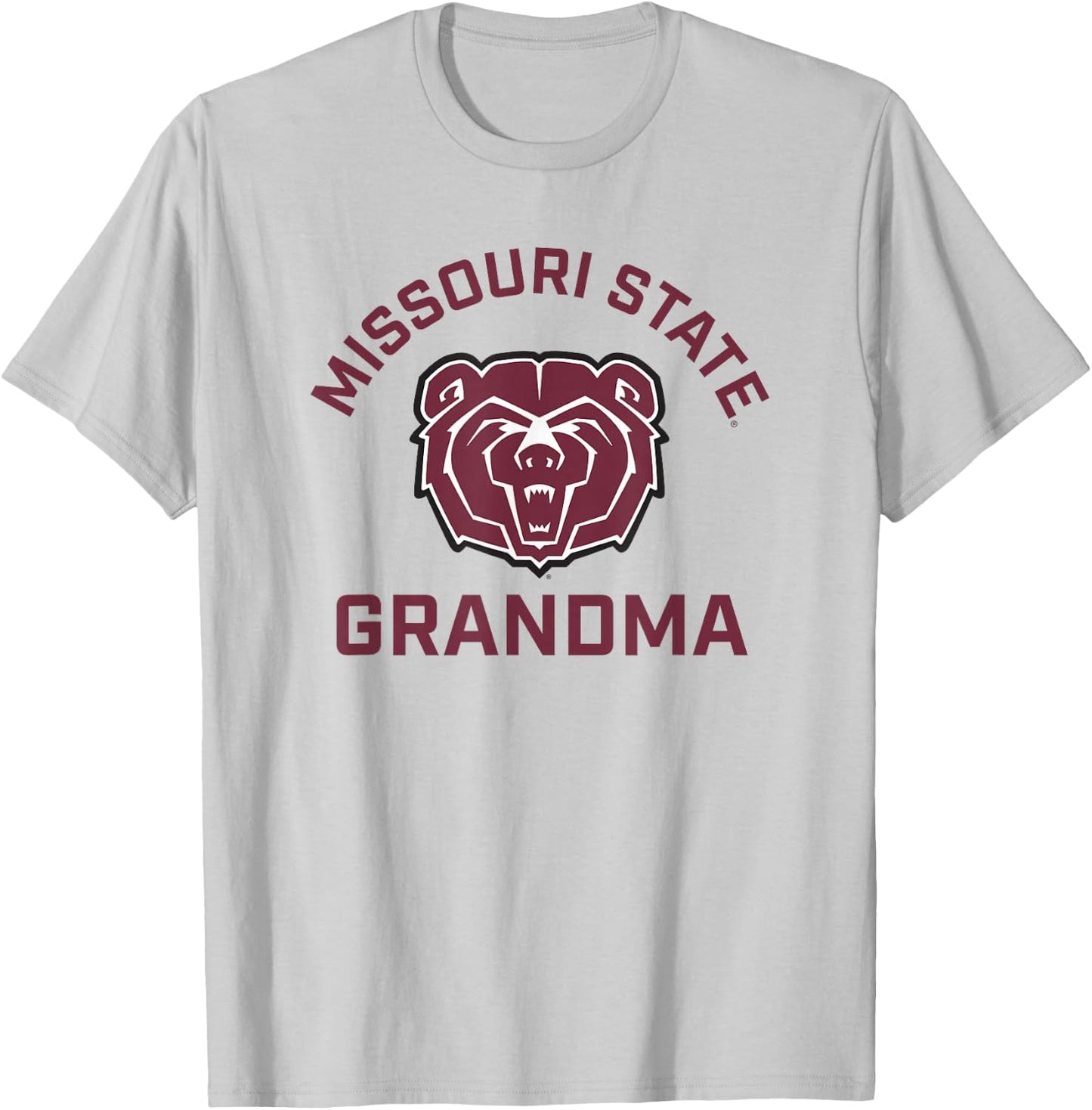 Missouri State University MSU Bears Arched Grandma T-Shirt - T-Shirt | Ash