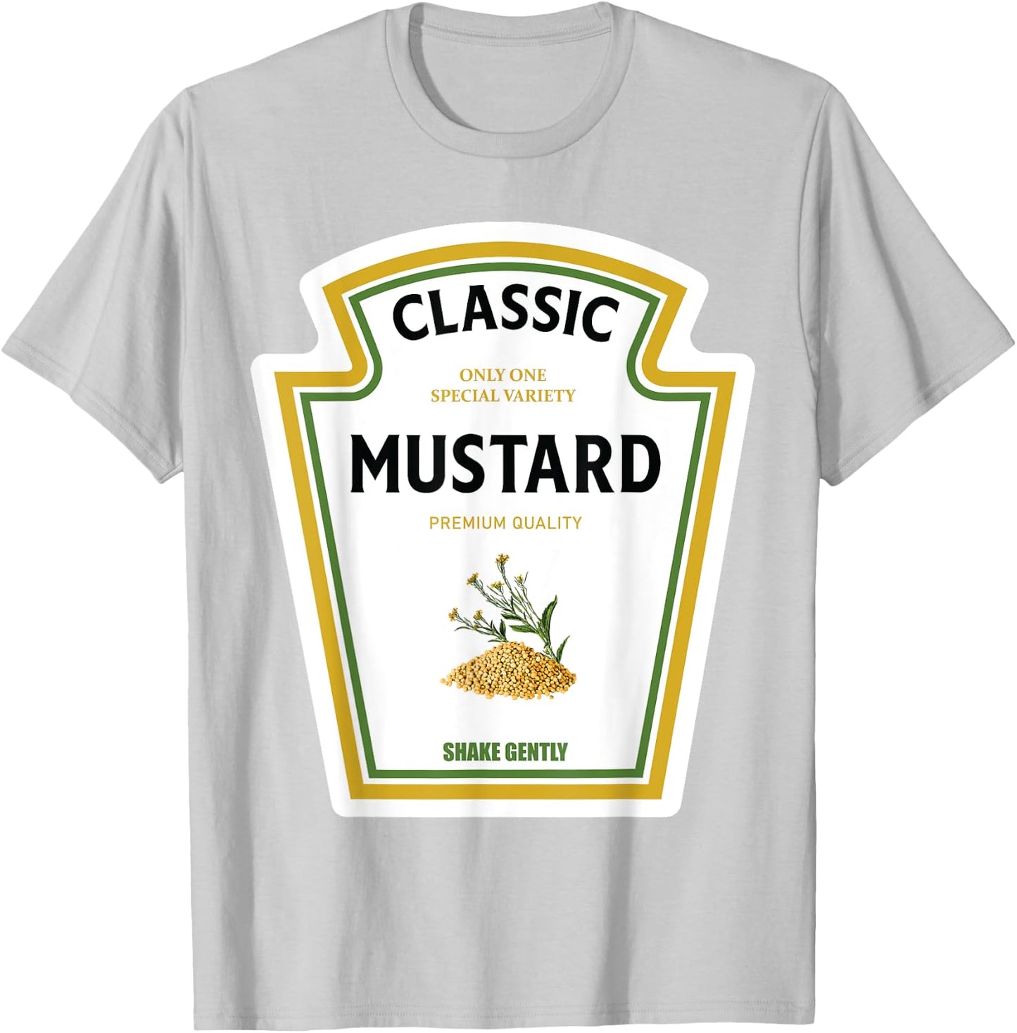 Mustard Halloween 2023 Costume Family Team Ketchup Mayo , yellow T-Shirt - T-Shirt | Ash