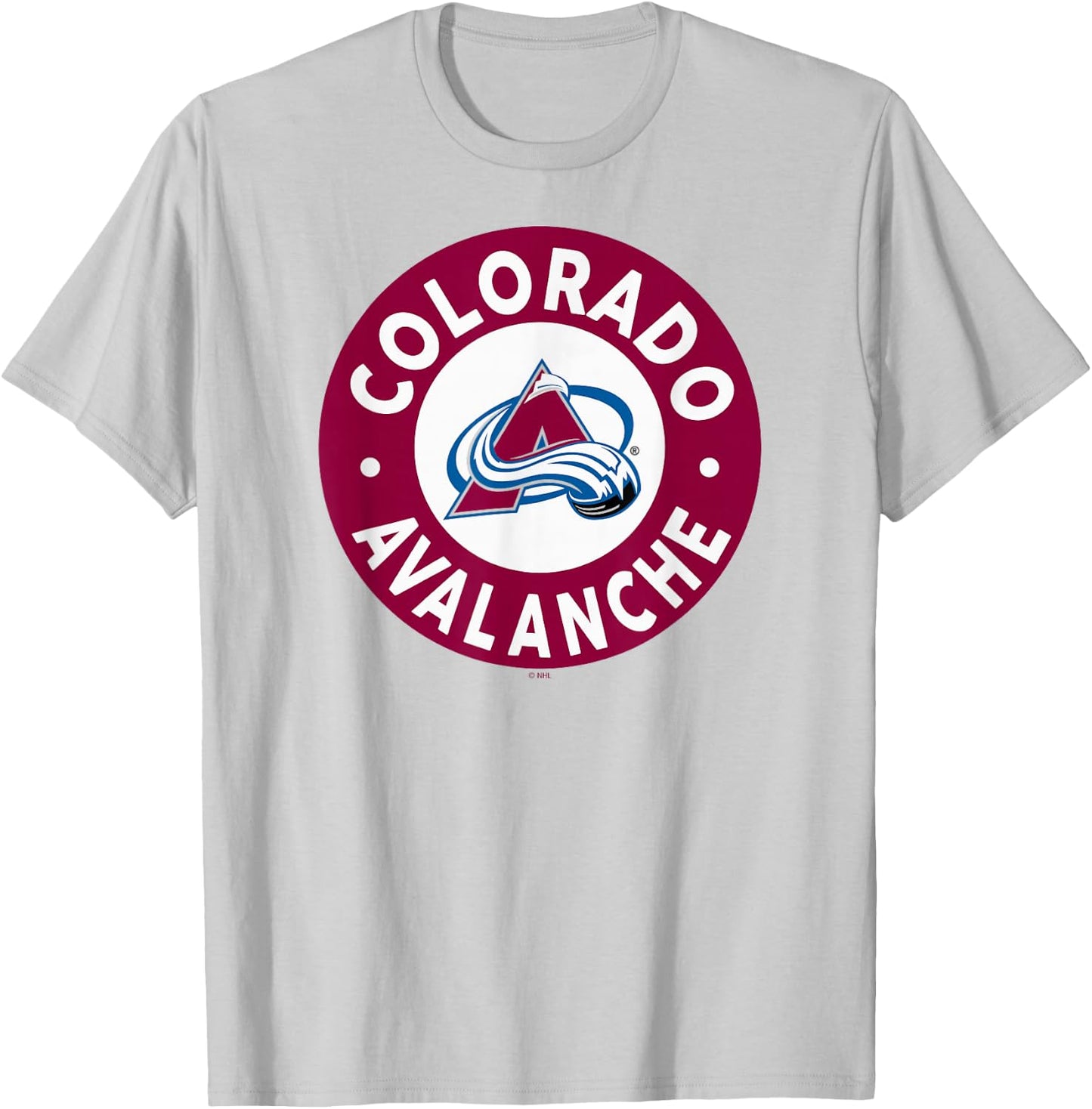 Colorado Avalanche Symbol Gray Officially Licensed T-Shirt - T-Shirt | Ash