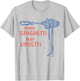 Spaghetti Graphic Funny Food Humour , White T-Shirt - T-Shirt | Ash