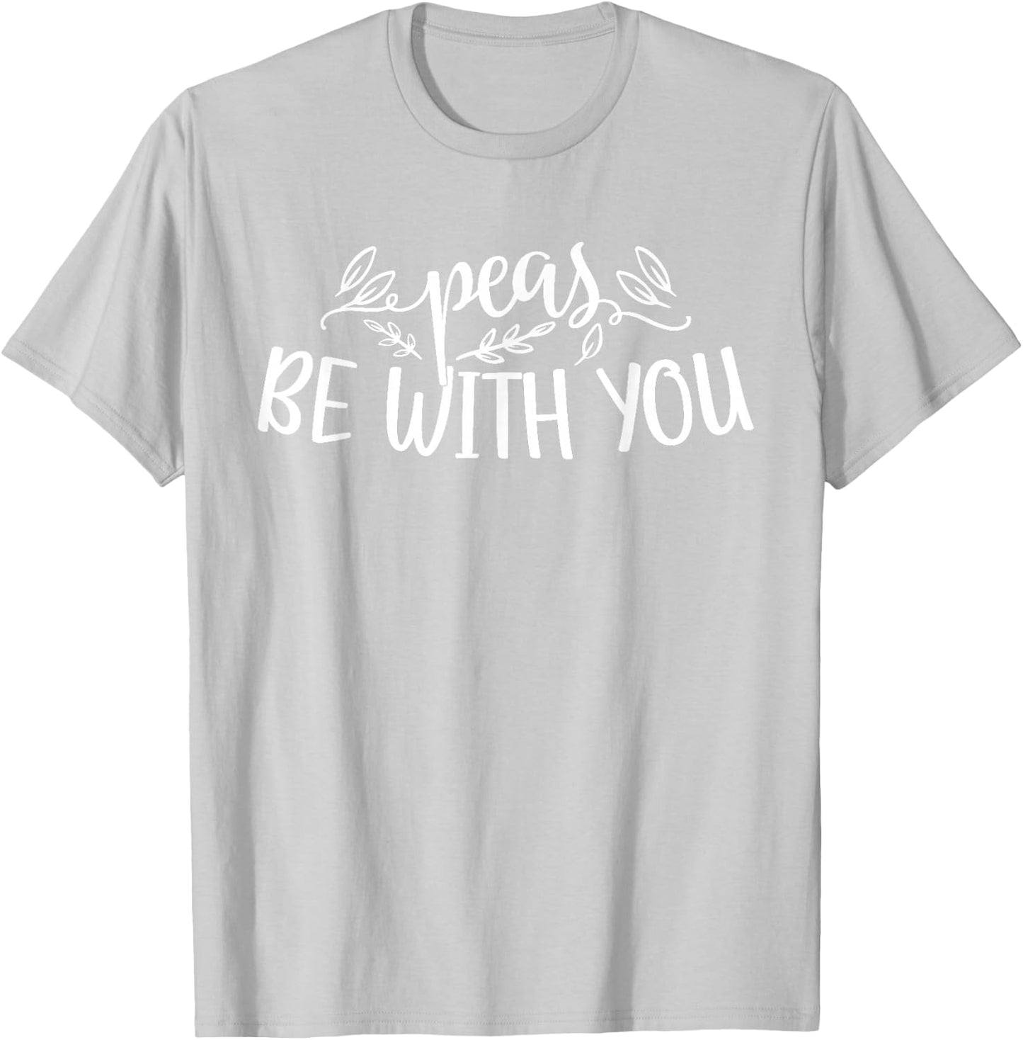 Peas Be With You Funny Matching Family Happy Thanksgiving T-Shirt - T-Shirt | Ash