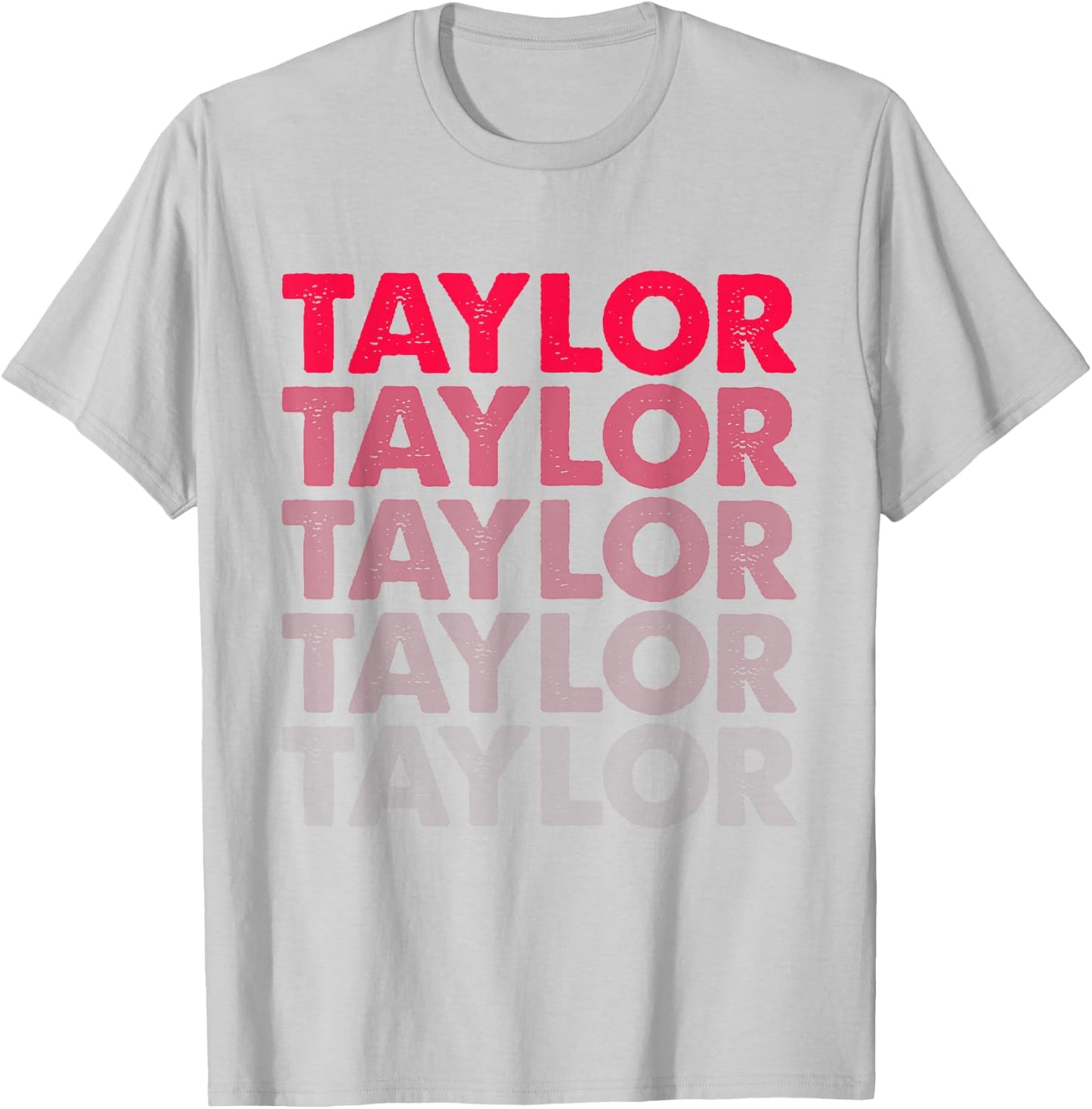 I Love Taylor Girls' First Name Vintage Taylor , White T-Shirt - T-Shirt | Ash