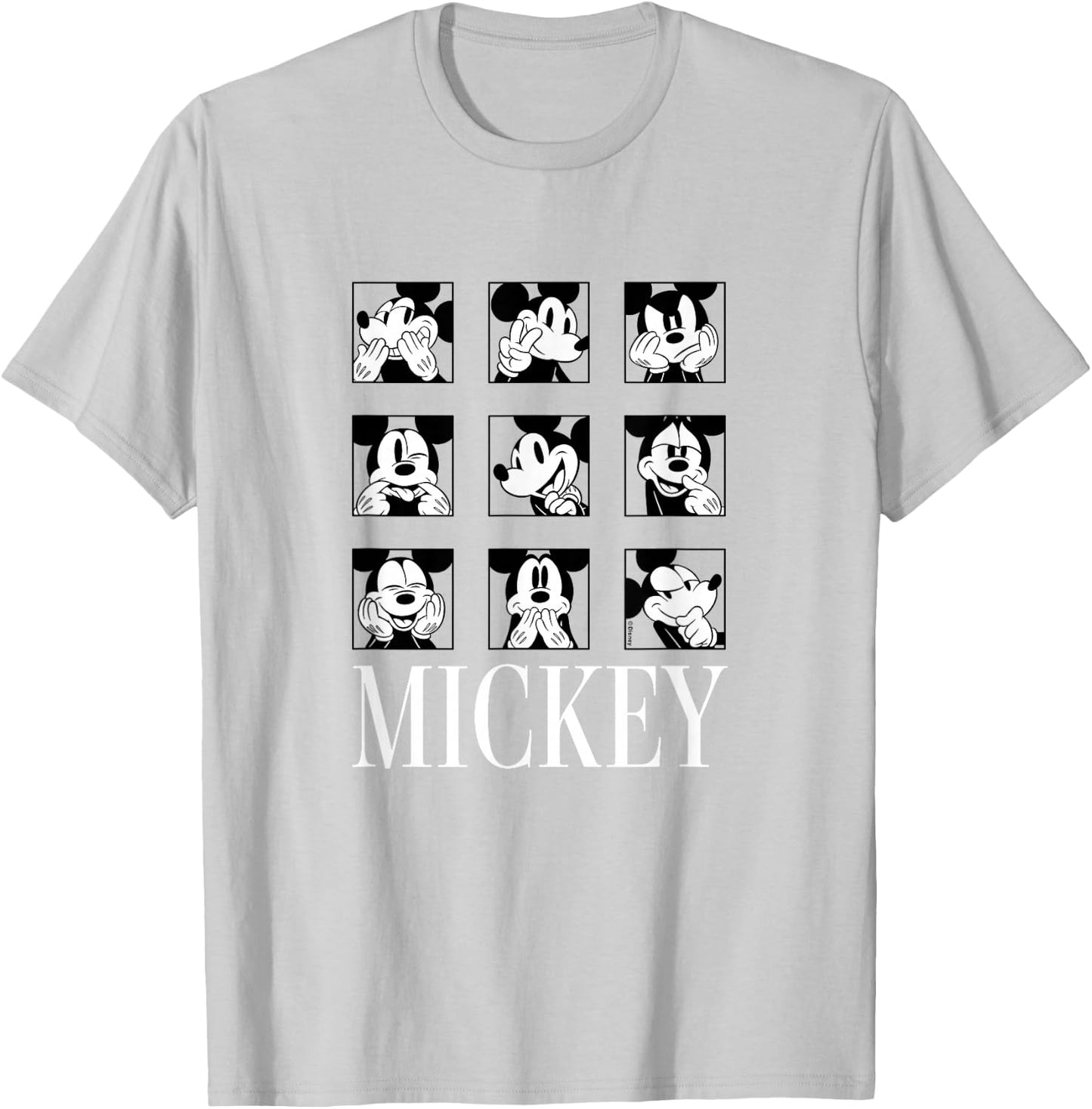 Mickey Mouse - Mickey Expression T-Shirt - T-Shirt | Ash