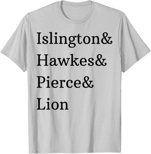 Islington Hawkes Pierce Lion T-Shirt - T-Shirt | Ash
