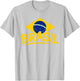 Brasil Flag Symbol Brazilian Pride T-Shirt - T-Shirt | Ash
