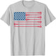 Lacrosse American Flag Cool Lacrosse Family Patriotic Lax T-Shirt - T-Shirt | Ash