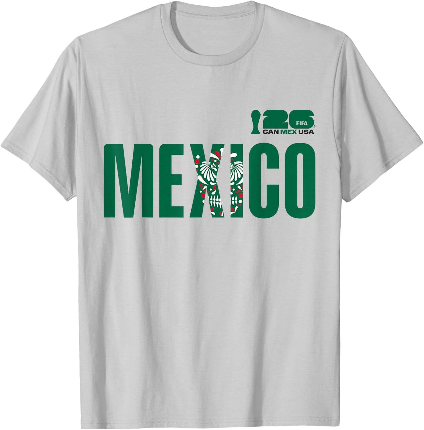 FIFA WORLD CUP26 Mexico Host Country Team Graphic T-Shirt - T-Shirt | Ash
