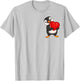 Pinguin Damen Mädchen Kinder Penguin T-Shirt - T-Shirt | Ash