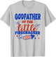 Godfather of The Little Firecracker Fourth of July Birthday T-Shirt - T-Shirt | Ash
