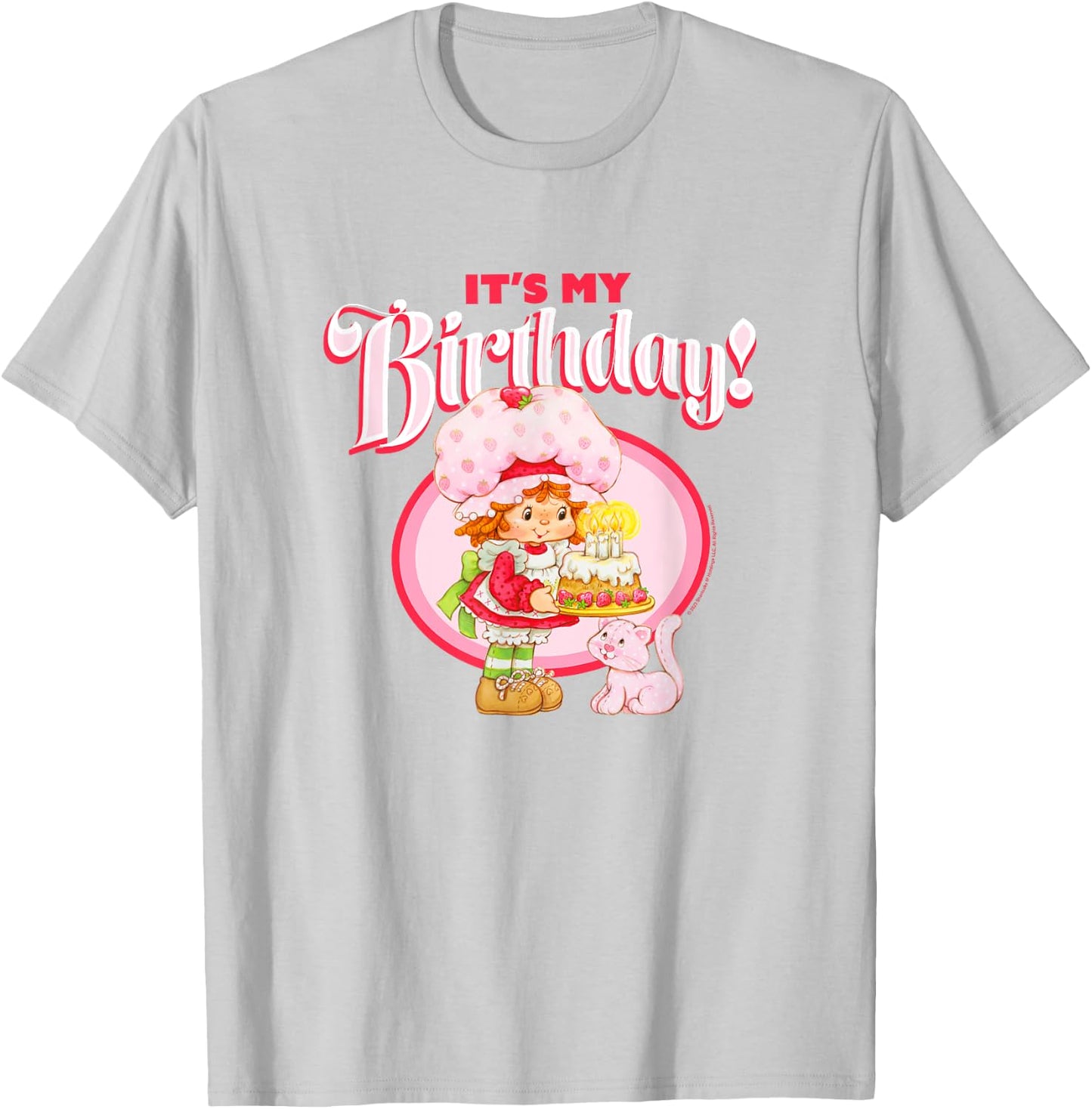 Strawberry Shortcake It's My Birthday Vintage Sweetie T-Shirt - T-Shirt | Ash