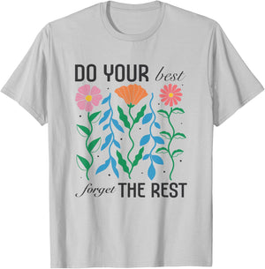 Women's Boho Motivational Inspirational Positive Quote Cute T-Shirt - T-Shirt | Ash