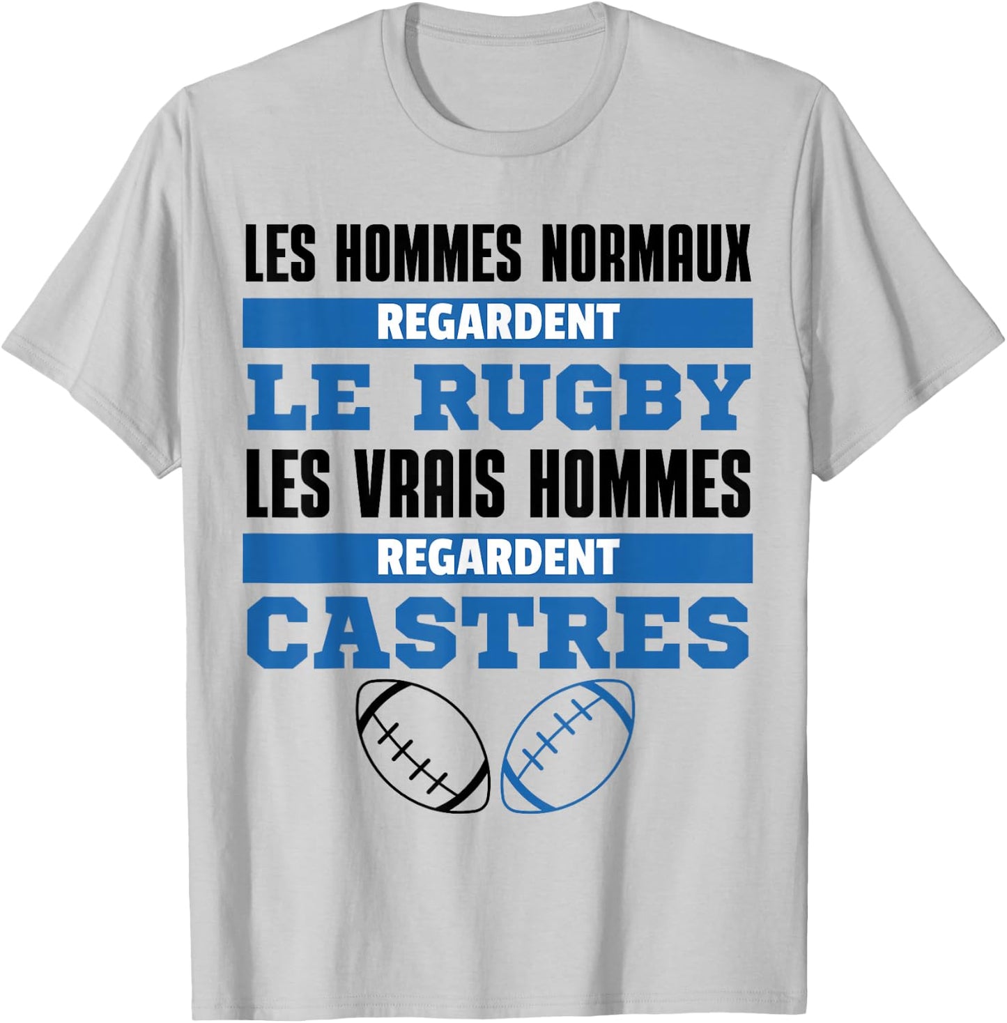 Supporter Rugby Castres Gift Humour , white, S T-Shirt - T-Shirt | Ash