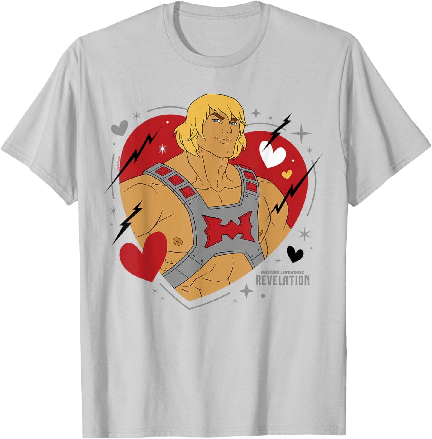 The Revelation of Masters of the Universe - He Man Heart , blue T-Shirt - T-Shirt | Ash