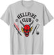 Stranger Things Hellfire Logo T-Shirt - T-Shirt | Ash