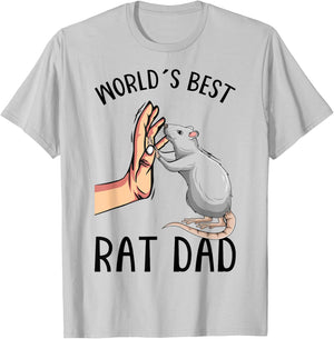 Rat Dad Rats Lover T-Shirt - T-Shirt | Ash