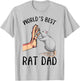 Rat Dad Rats Lover T-Shirt - T-Shirt | Ash