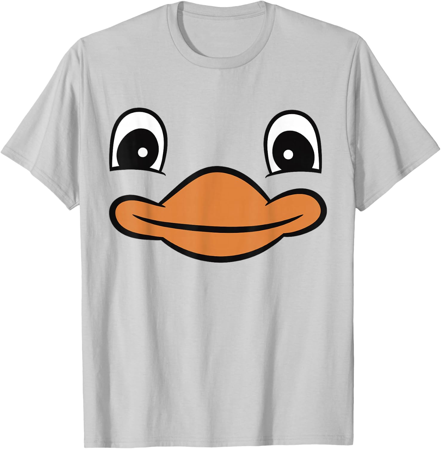 Duck Face Cute Yellow Rubber Duck T-Shirt - T-Shirt | Ash