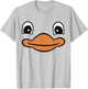 Duck Face Cute Yellow Rubber Duck T-Shirt - T-Shirt | Ash