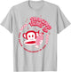 Paul Frank Red Julius Monkey Shaking Things Up Milkshake, white, S T-Shirt - T-Shirt | Ash