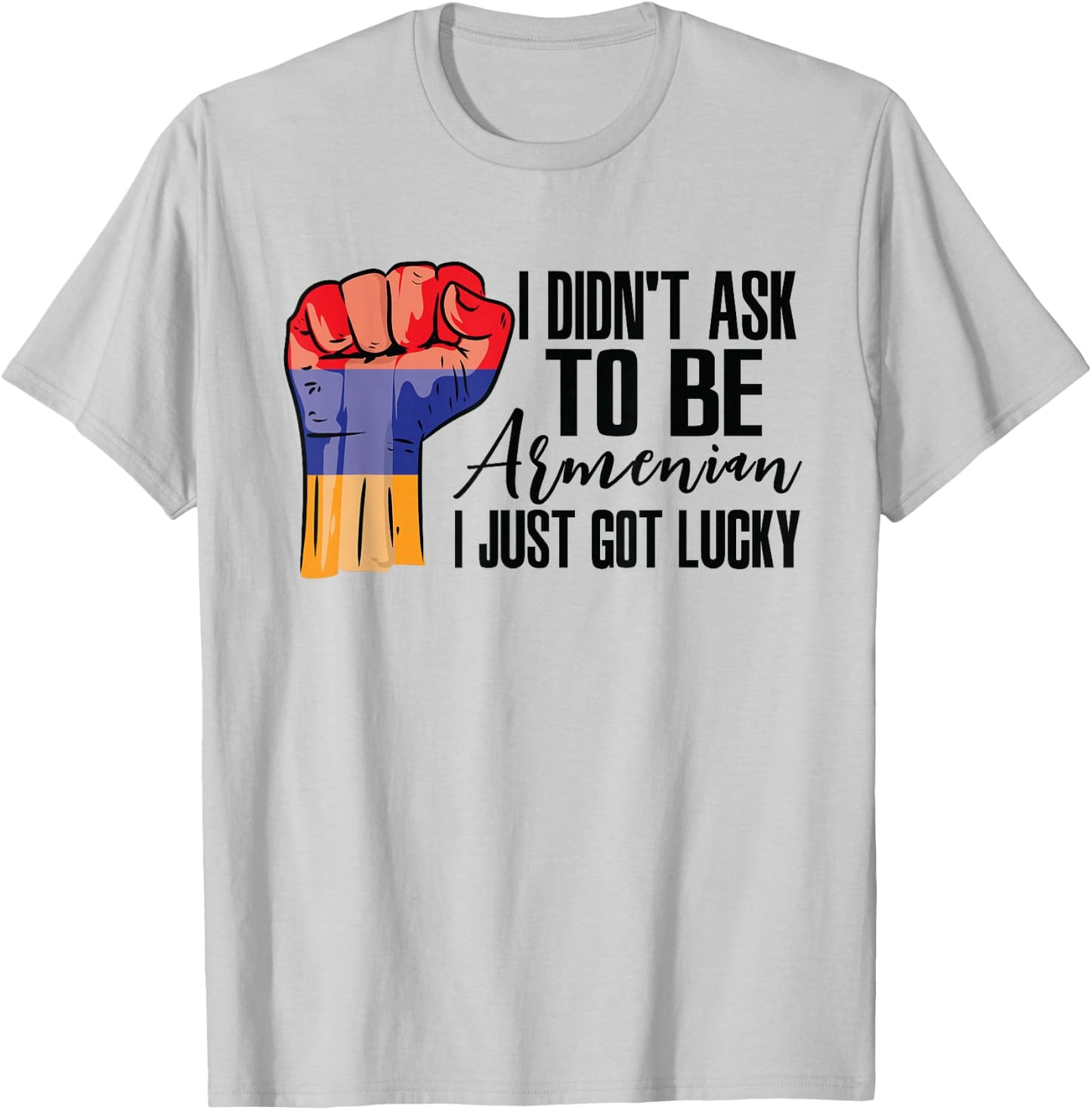 Armenian Armenia Flag Grown Armenian Roots Patriot T-Shirt - T-Shirt | Ash