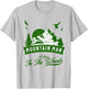 Mountain Man - At Home In The Woods T-Shirt - T-Shirt | Ash