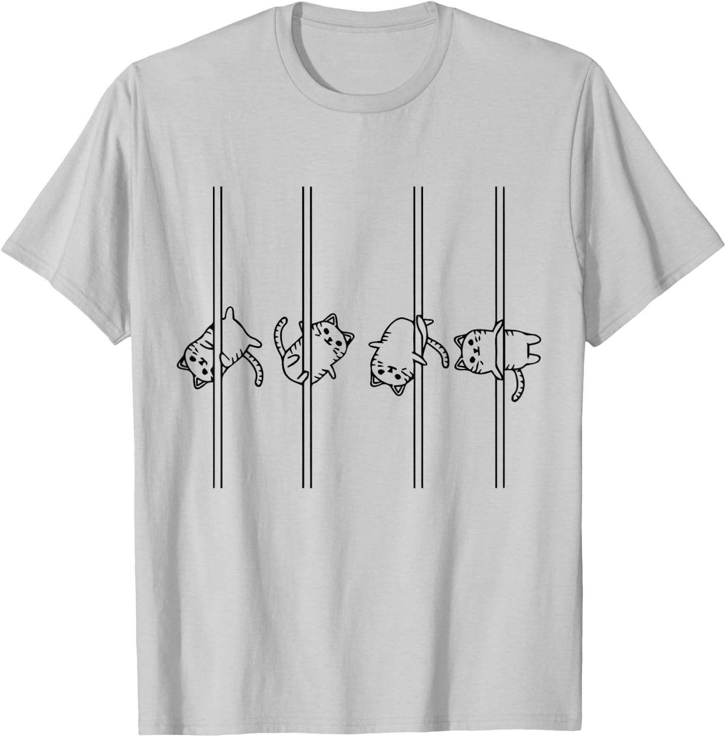 Pole Dancing Exotic Dancer Outfit for Pole Fitness Pole Wear , White T-Shirt - T-Shirt | Ash