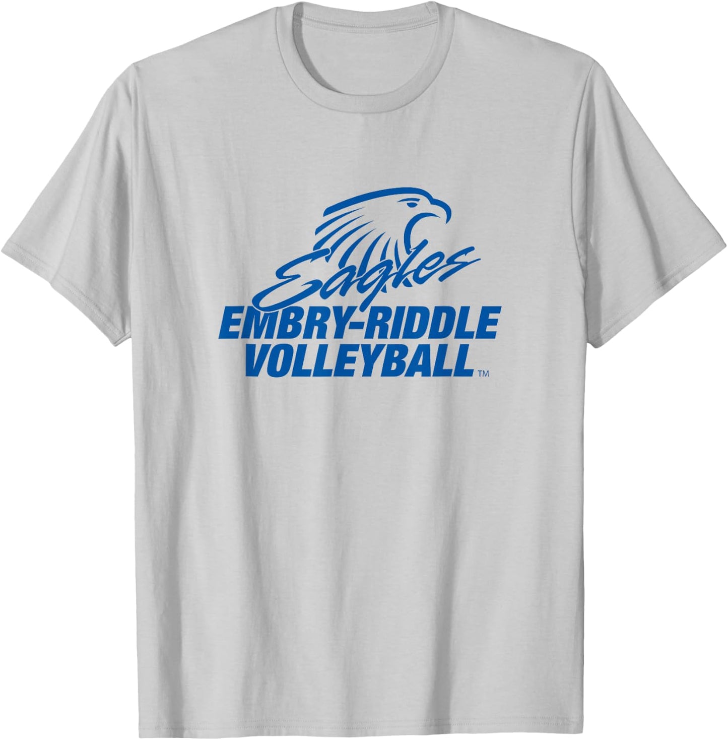 Embry-Riddle Aeronautical Eagles Volleyball Sports Fan T-Shirt - T-Shirt | Ash