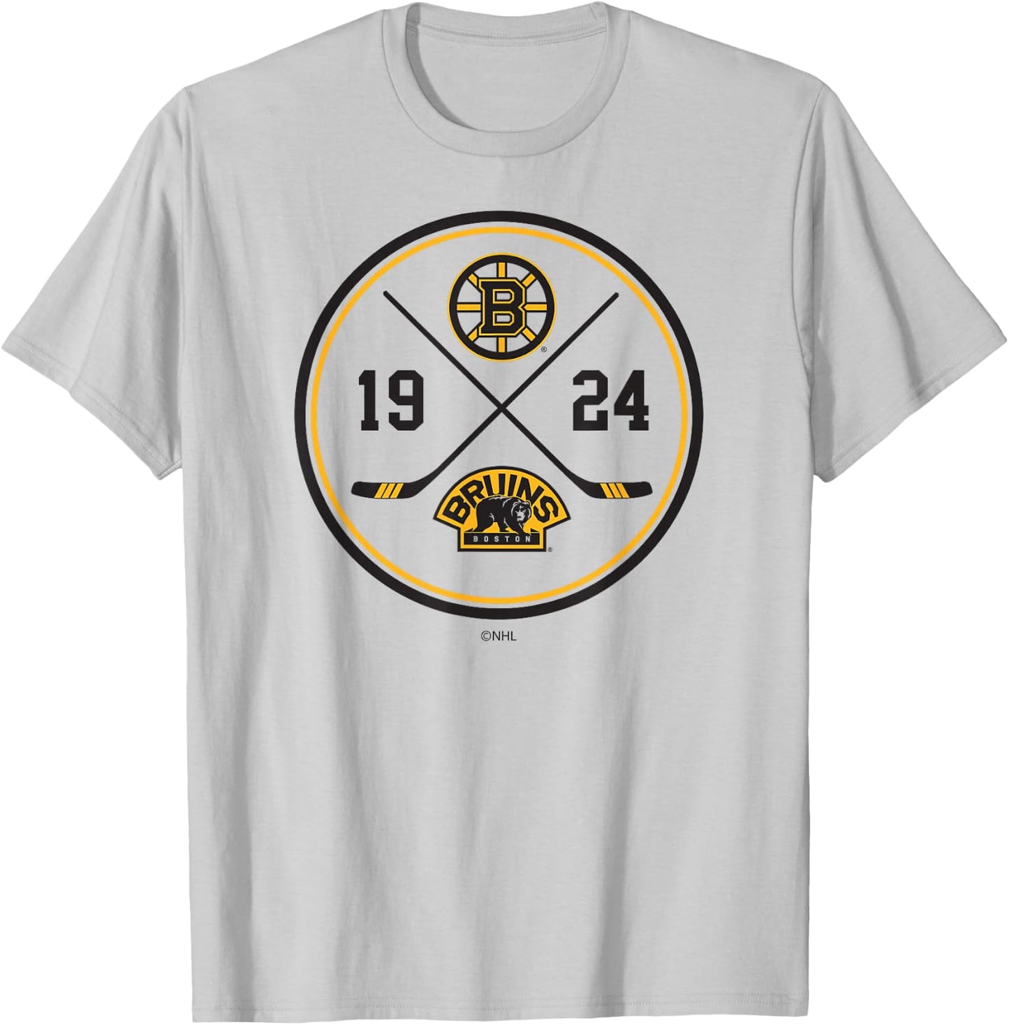 Boston Bruins Prize White Officially Licensed T-Shirt - T-Shirt | Ash